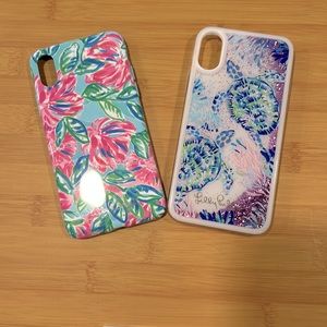TWO FOR THE PRICE OF 1?! Lily Pulitzer iPhone XS case